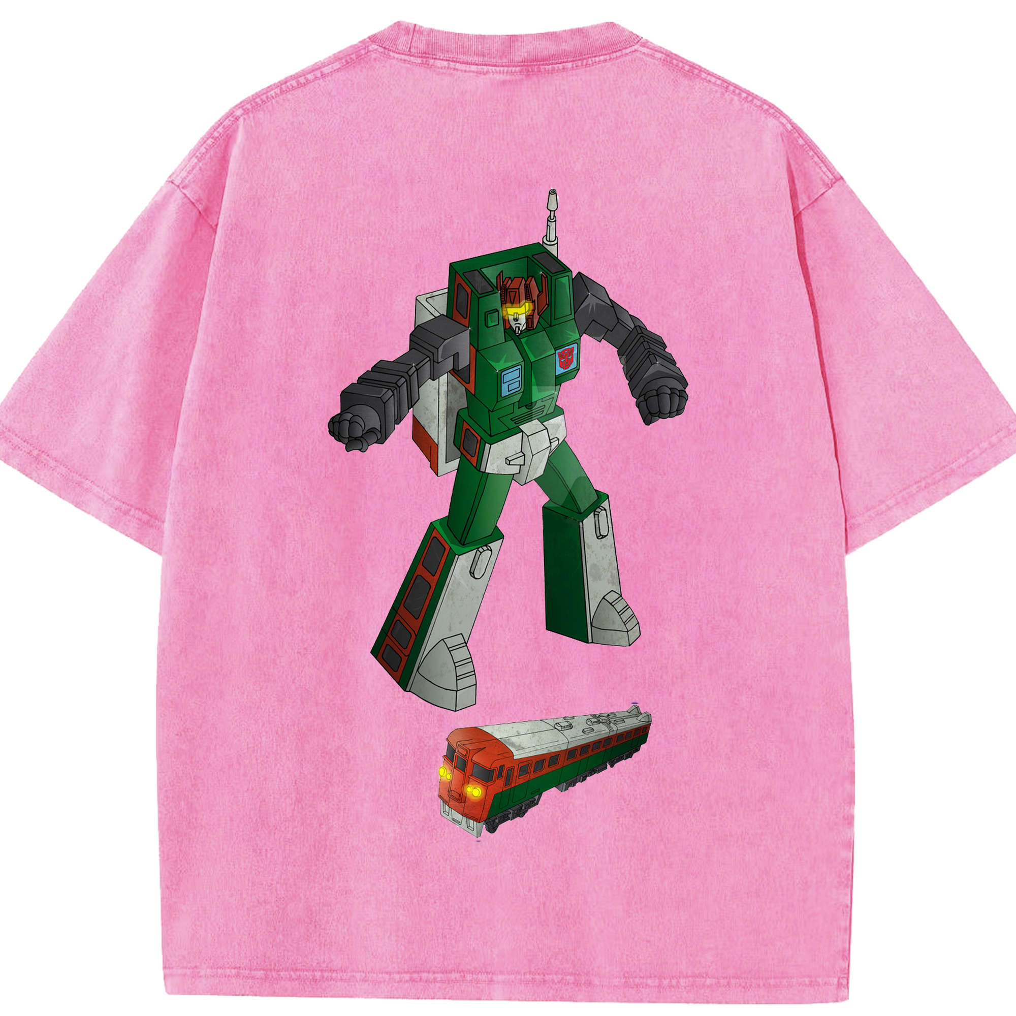 （画像用）  綿100% ヴィンテージ風 半袖Tシャツ（背面プリント）